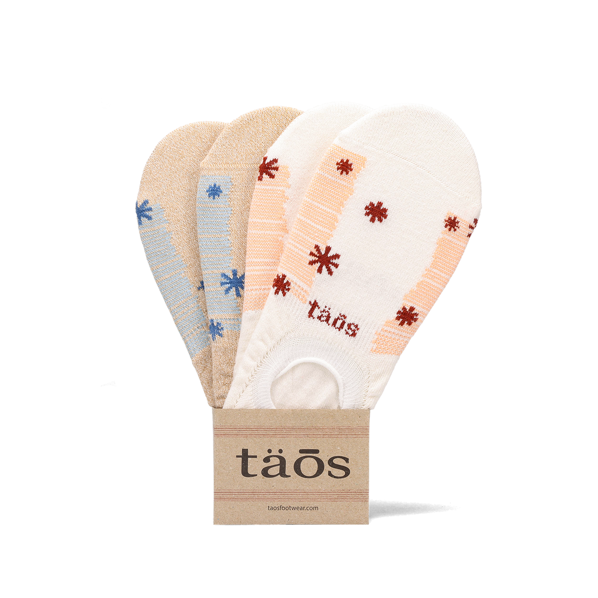 Taos Footwear No Show Stars and Stripes Socks